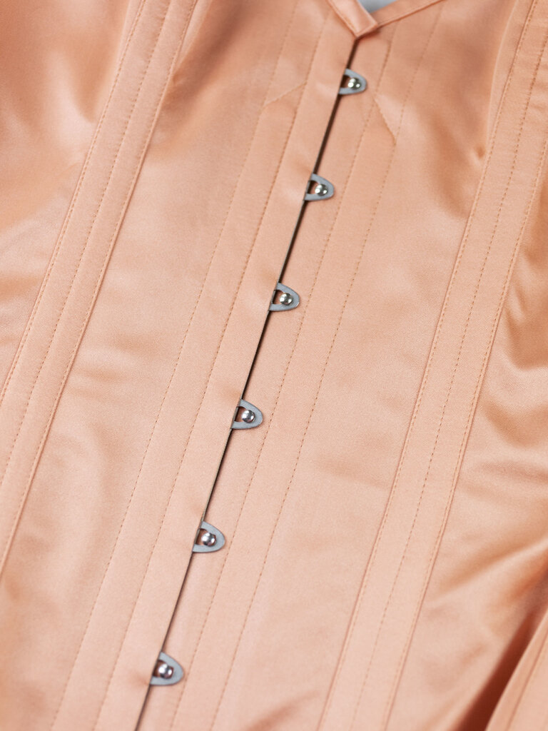 Dark Garden Sweetheart in Vintage Apricot Rayon Satin 26 (Limited Edition)