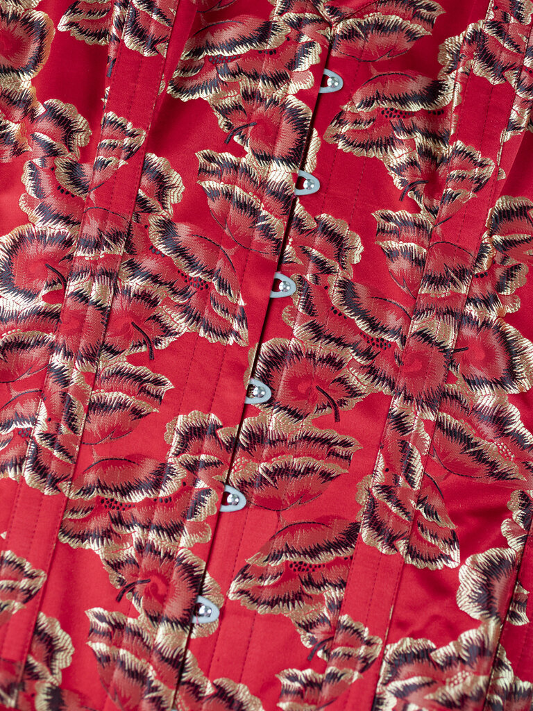 Dark Garden Valentine in Red Poppy Brocade 28 (Limited Edition)