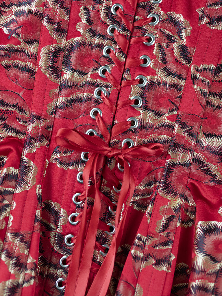 Dark Garden Valentine in Red Poppy Brocade 28 (Limited Edition)