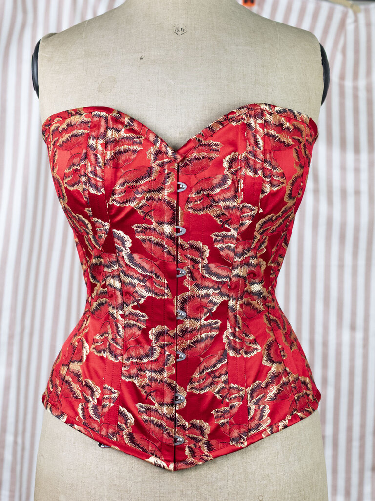 Dark Garden Valentine in Red Poppy Brocade 28 (Limited Edition)