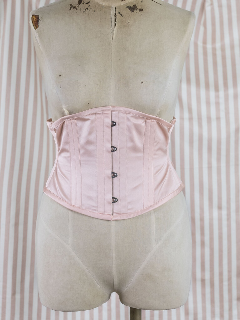Dark Garden Waspie in Rose Gold Rayon Satin 24 (Limited Edition)