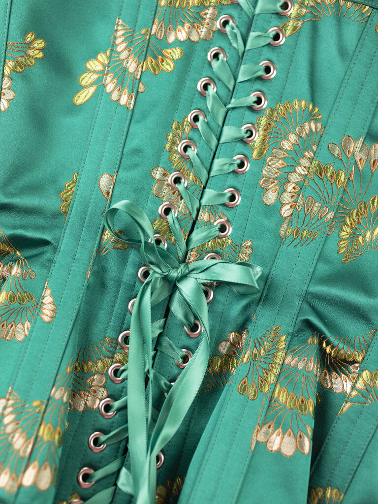 Dark Garden Valentine in Peacock Fan Brocade 26 (Limited Edition)