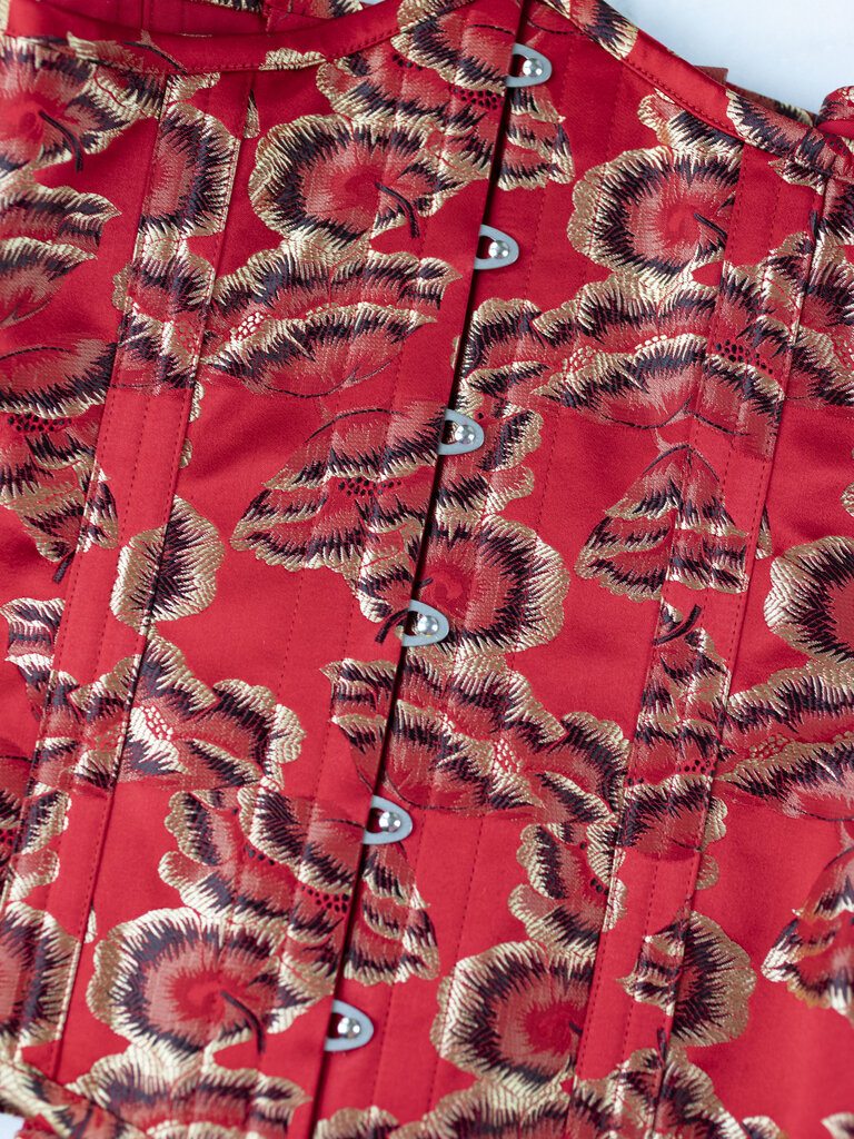 Dark Garden Cupid in Red Poppy Brocade 28 (Limited Edition)