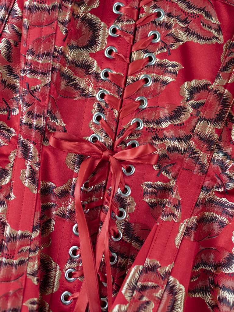 Dark Garden Cupid in Red Poppy Brocade 28 (Limited Edition)