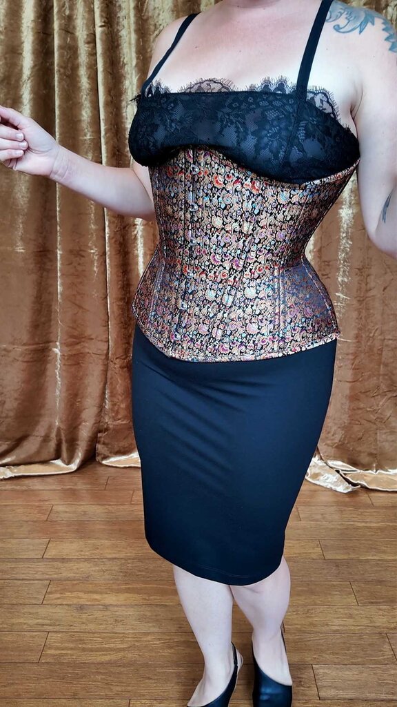 Dark Garden Eden in Byzantine Floral Brocade 28 (Limited Edition)