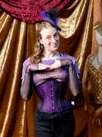 Dark Garden Eden in Purple Filigree Brocade 22 (Limited Edition)