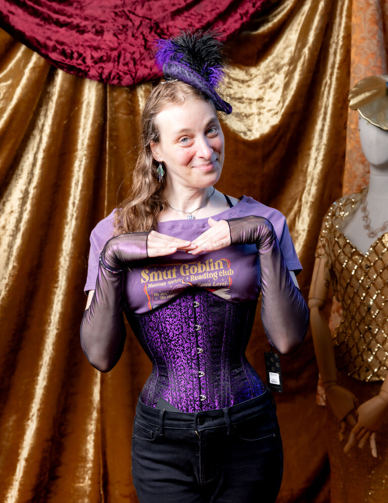 Dark Garden Eden in Purple Filigree Brocade 22 (Limited Edition)