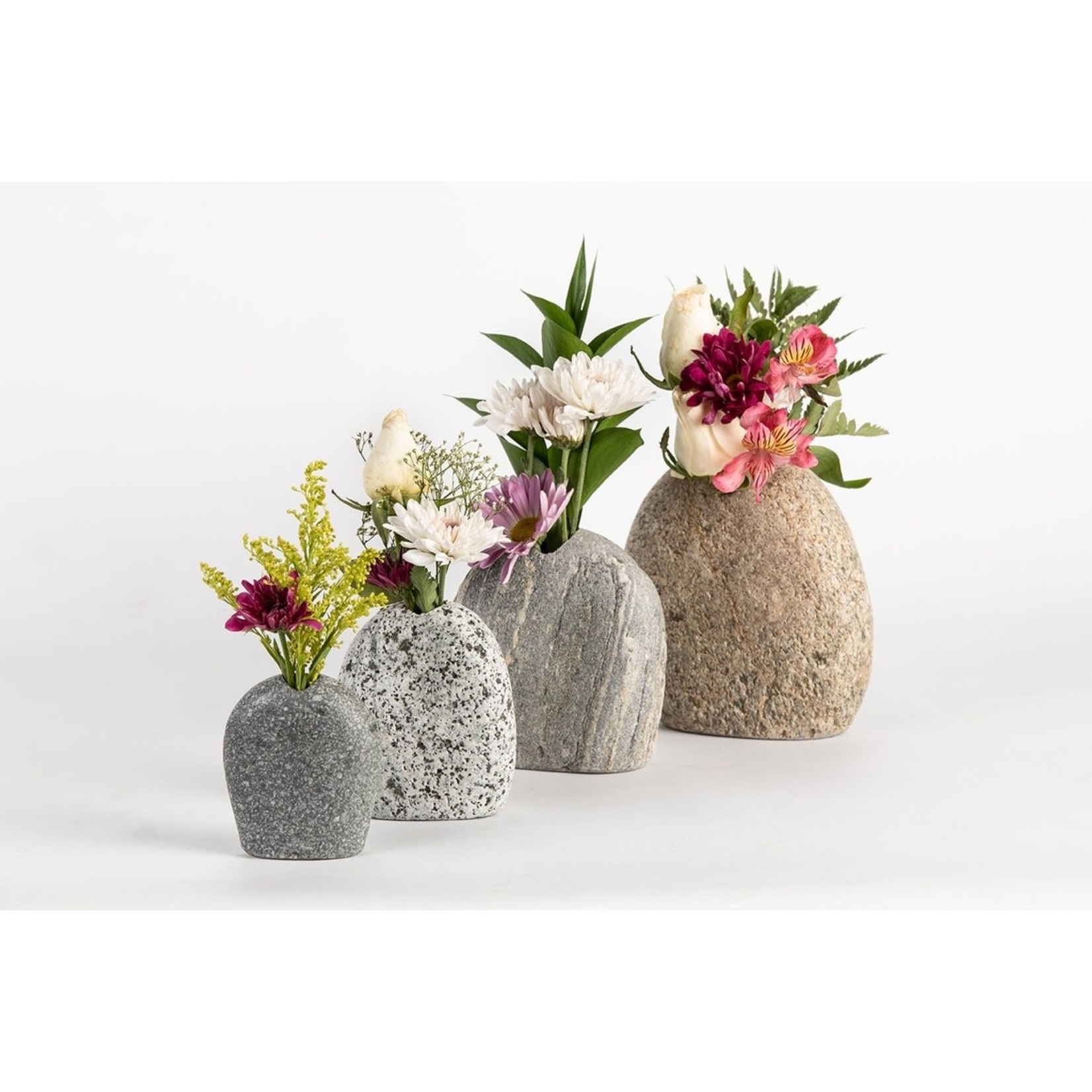 Funky Rock Designs Small Stone Vase