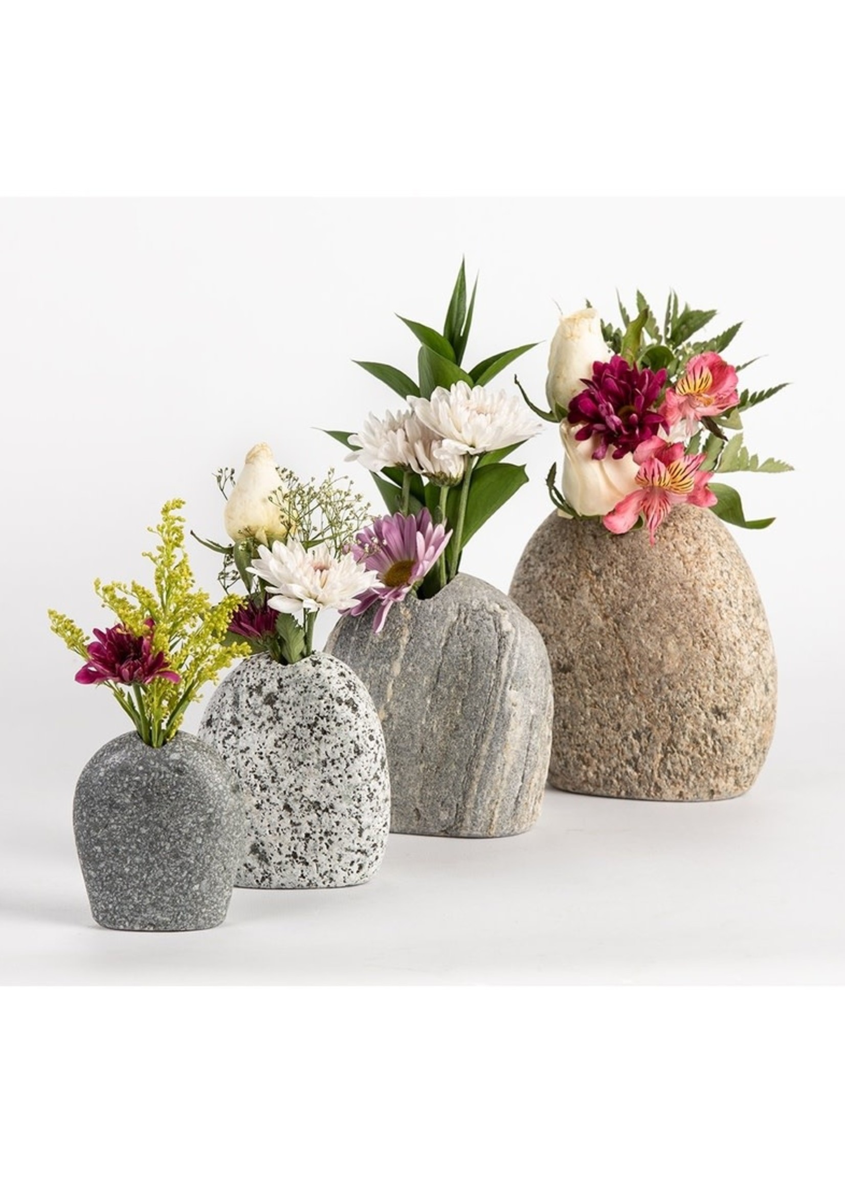 Funky Rock Designs Small Stone Vase