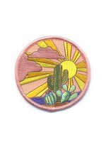 Antiquaria Cactus Sunset Embroidered Patch