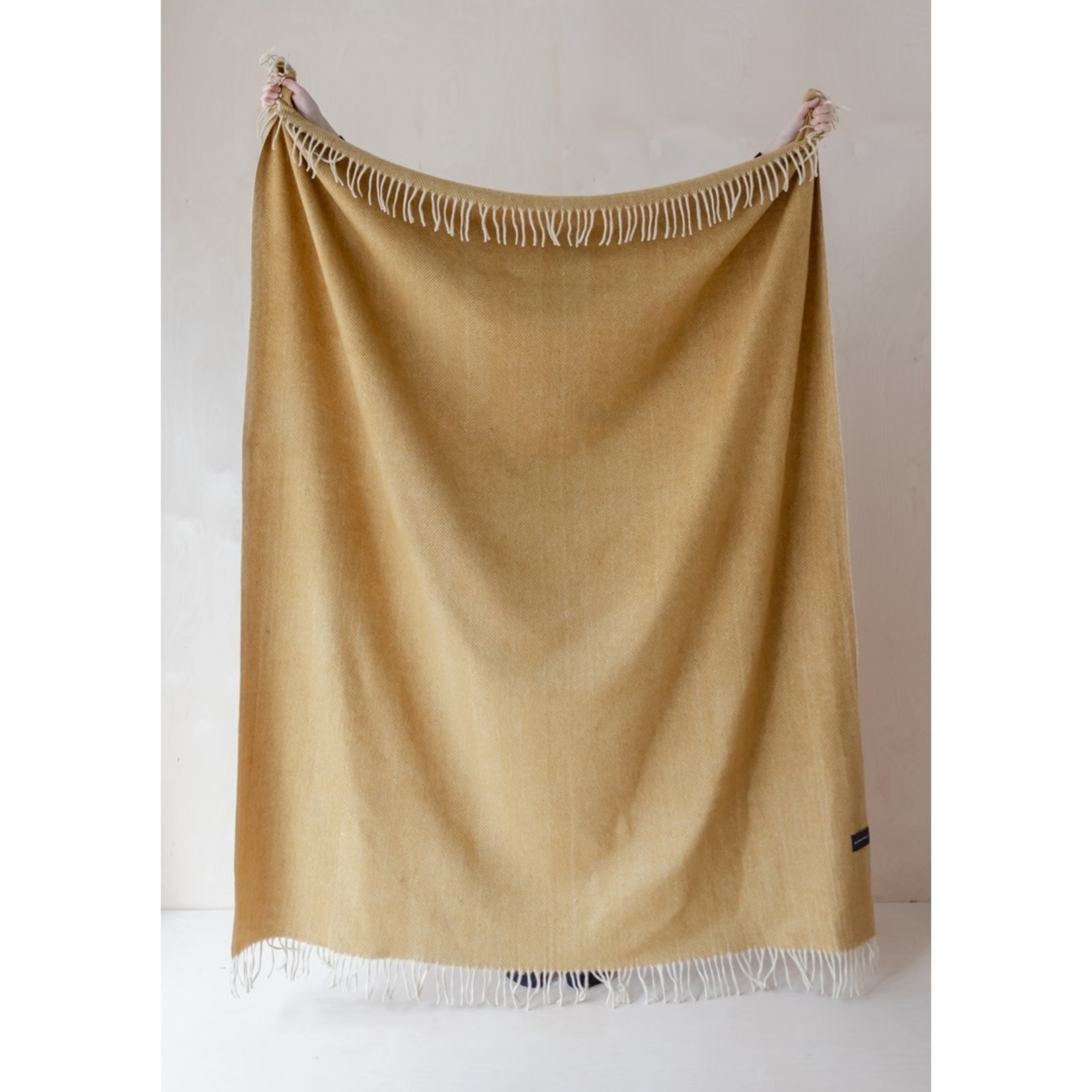 The Tartan Blanket Co. Herringbone Recycled Wool Blanket