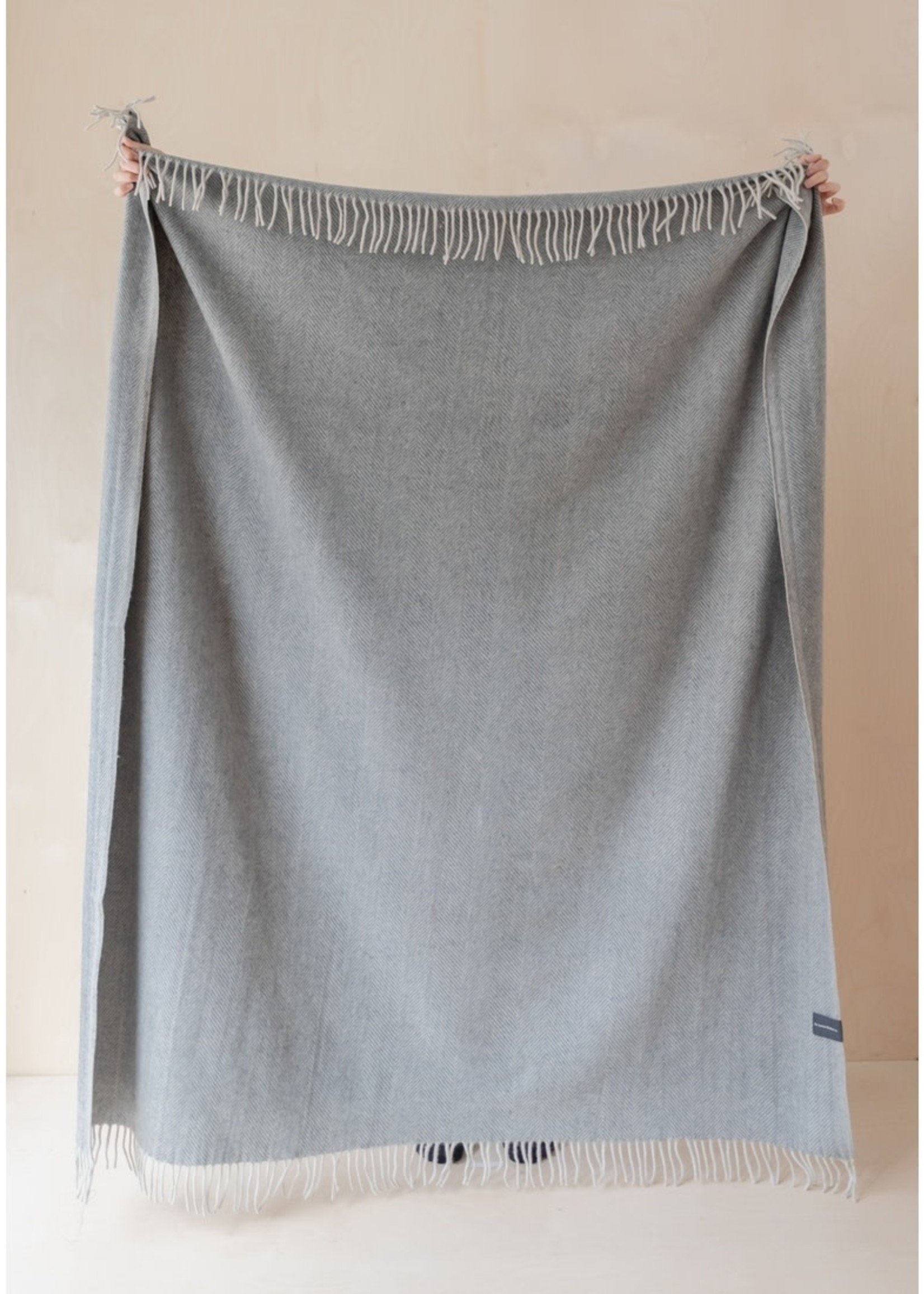 The Tartan Blanket Co. Herringbone Recycled Wool Blanket