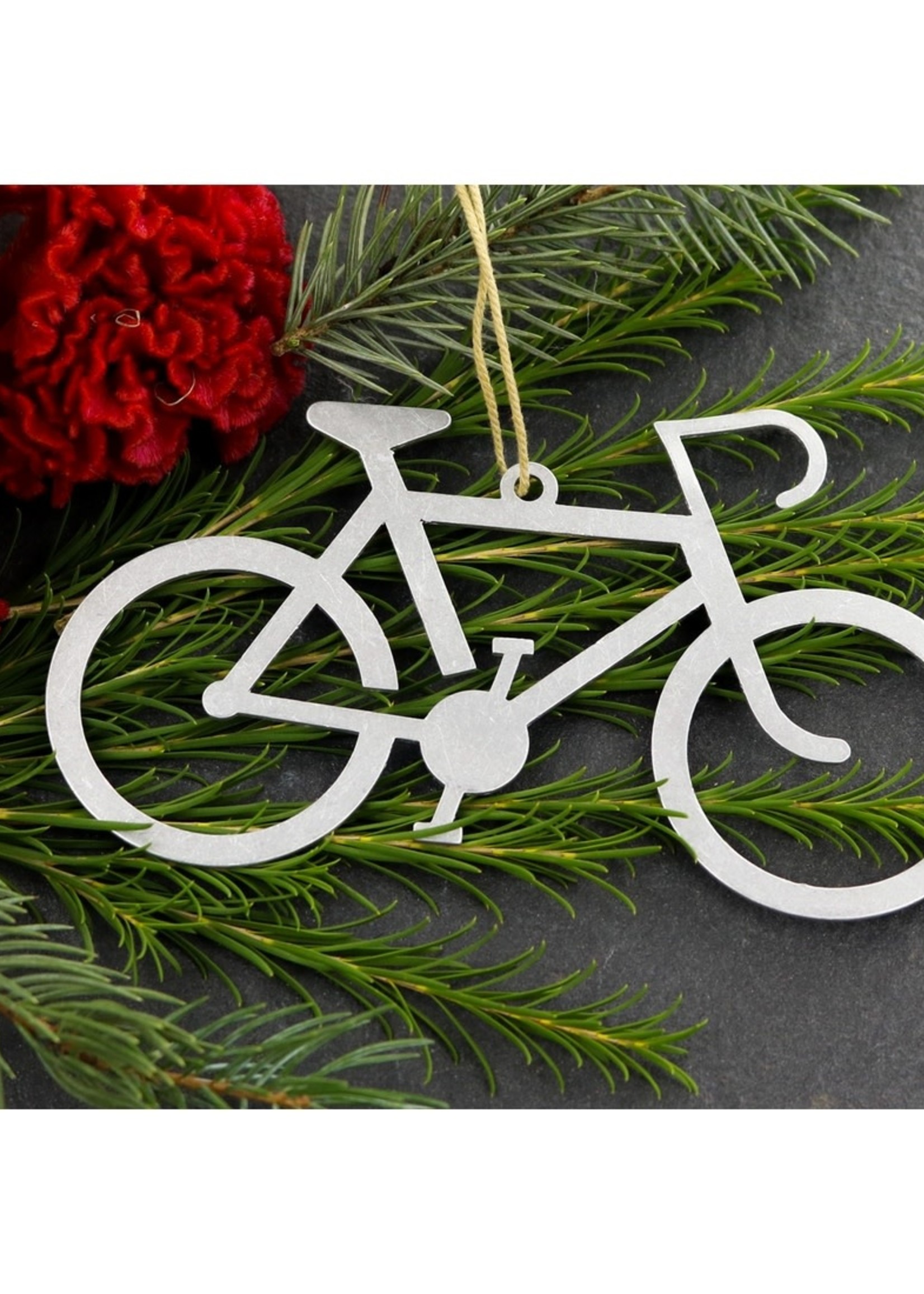 Iron Maid Art Bicycle Metal Ornament