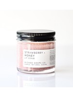 Wicked Soaps Co. Strawberry + Honey Lip Scrub