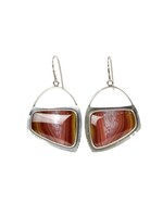 Jackie Haines Jewelry Island Agate Earrings