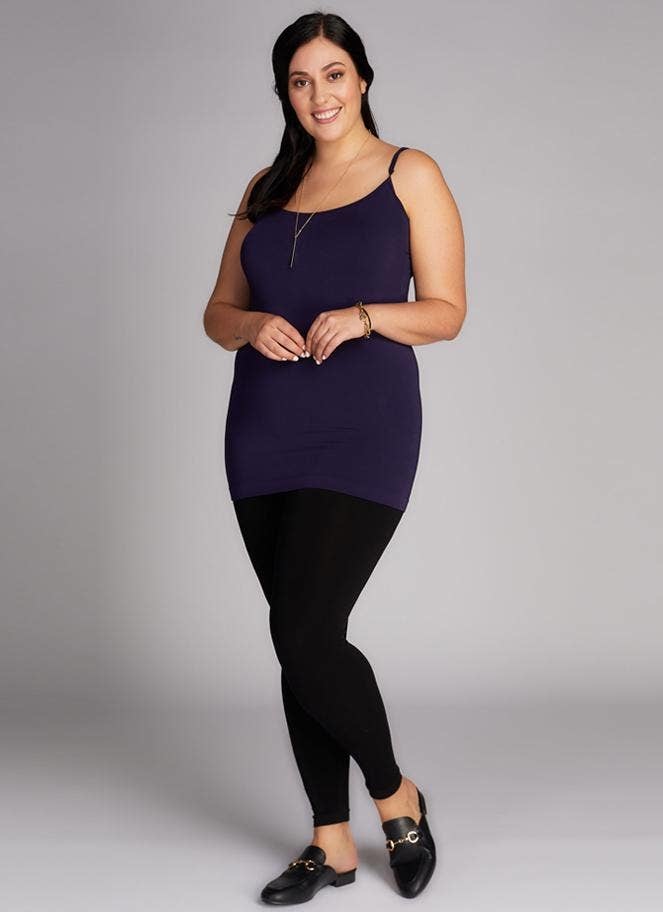 Plus Bamboo High Waisted Leggings 