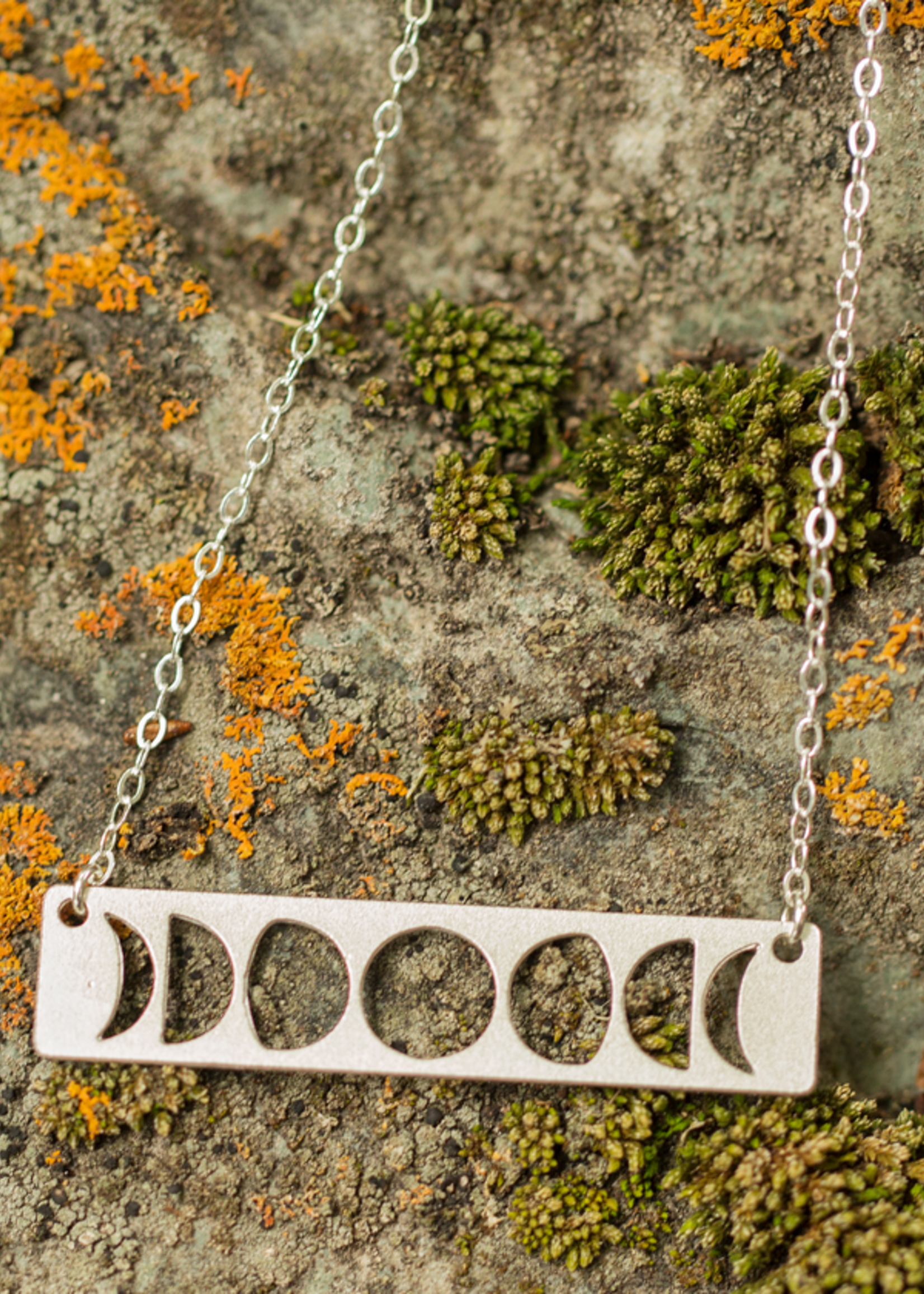 Made of Mountains Moon Phase Necklace