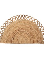 Casa Amarosa Half Moon Jute Doormat