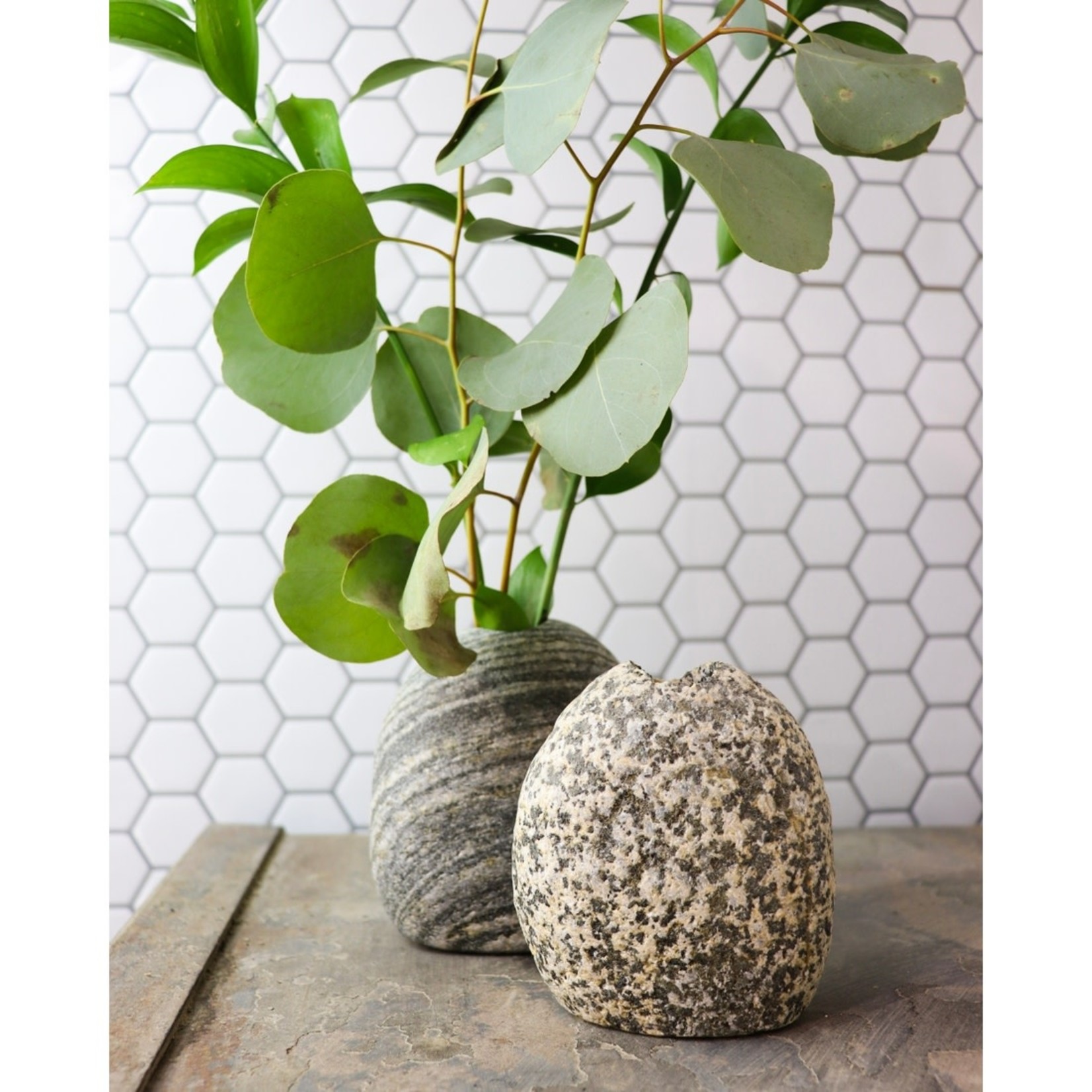 Funky Rock Designs Medium Stone Vase