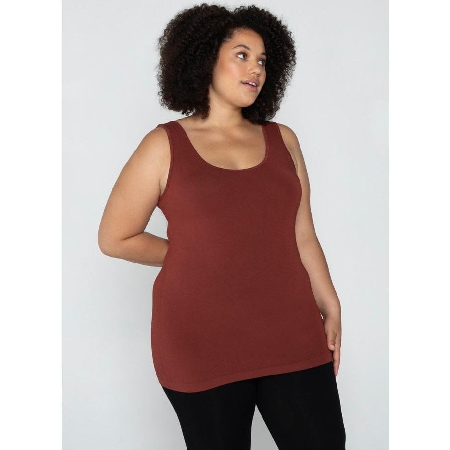 Bamboo Plus Size Tank - Fika Boutique