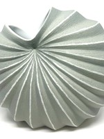 Art Floral Trading LLC Grey Palm Porcelain Vase