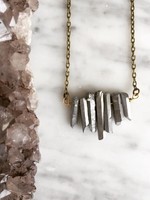 Elise Marie Designs Titanium Plated Crystal Necklace