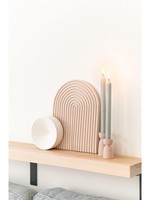 fig + stone Minimalist Tapered Candle Holders Tall