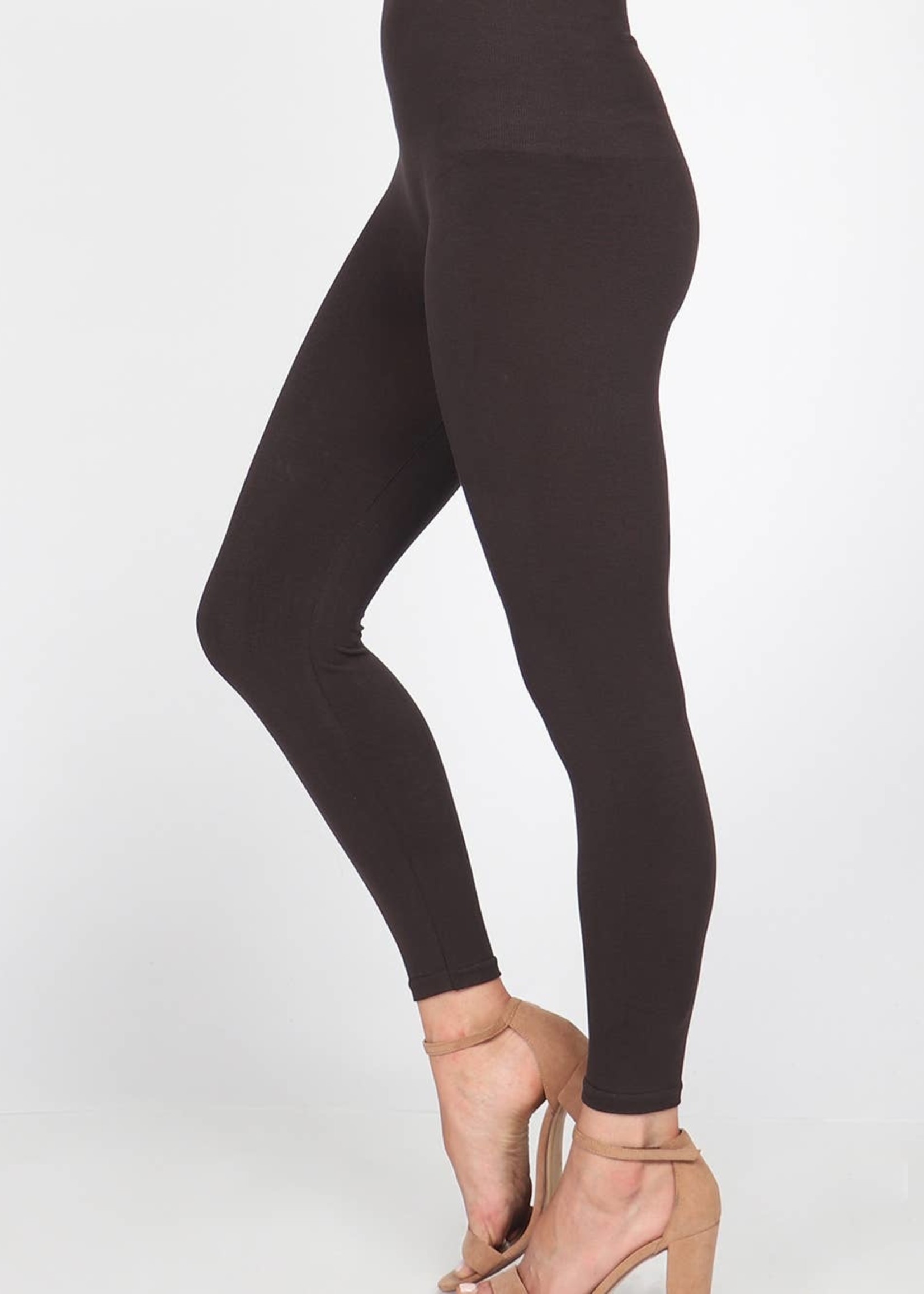 Cropped Tummy Tuck Legging Plus O/S - Fika Boutique