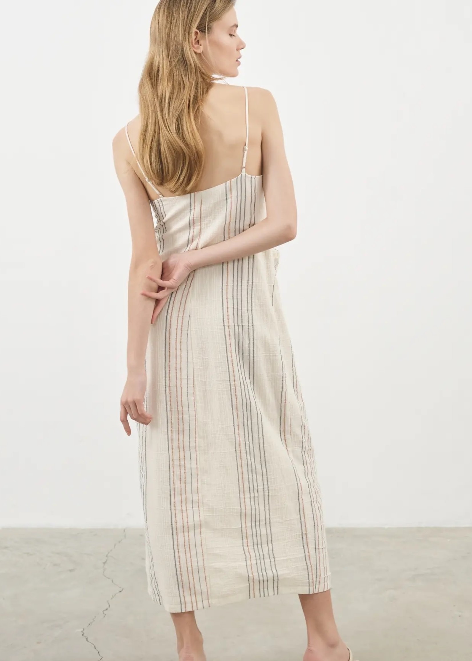 The Handloom Celia Striped Dress