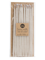 Knot + Bow Ivory Tall Beeswax Candles