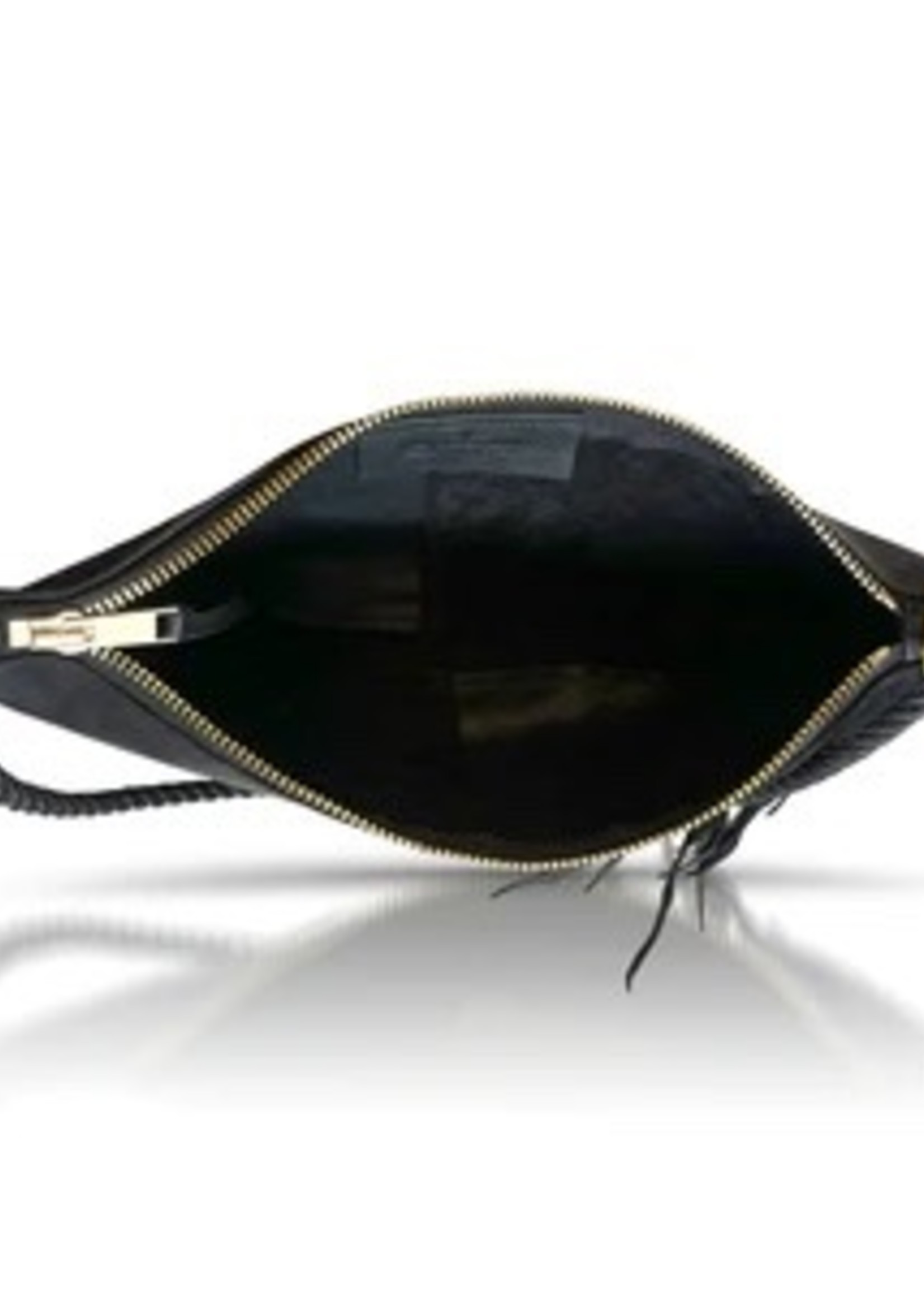 Wildwood Oyster Co. Black Sling with Seaweed Tassle