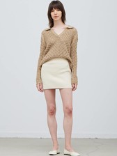 Cozy Knit Mini Skirt - Fika Boutique