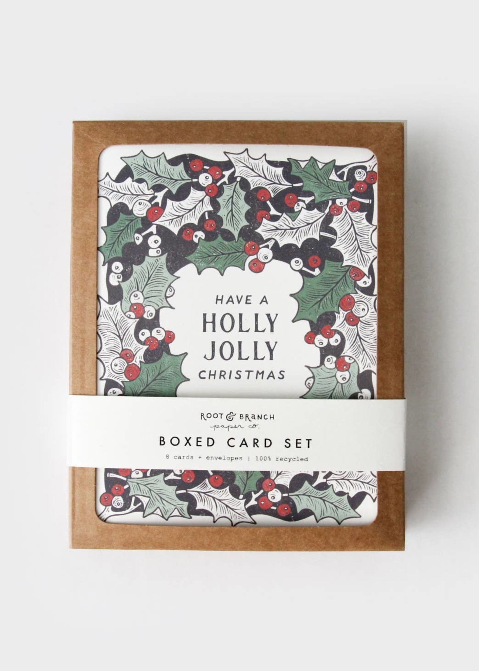 Root & Branch Paper Co. Holly Jolly Christmas Box Set