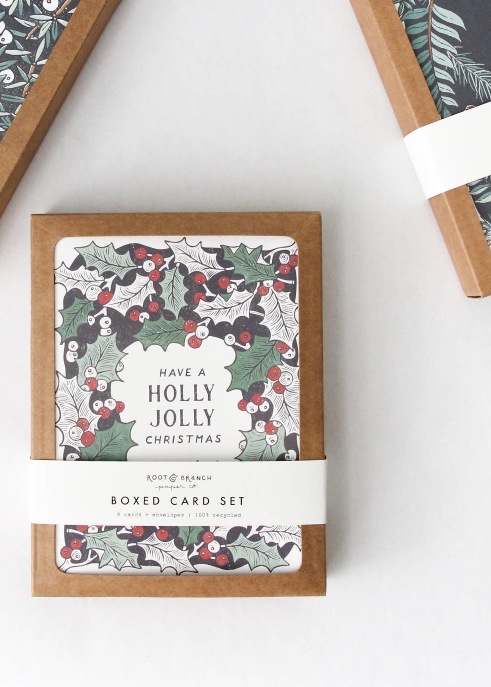 Root & Branch Paper Co. Holly Jolly Christmas Box Set