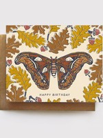 Root & Branch Paper Co. Moth and Oak Leaves Birthday