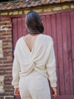 Garance Paris KIWI Knotted Back Sweater