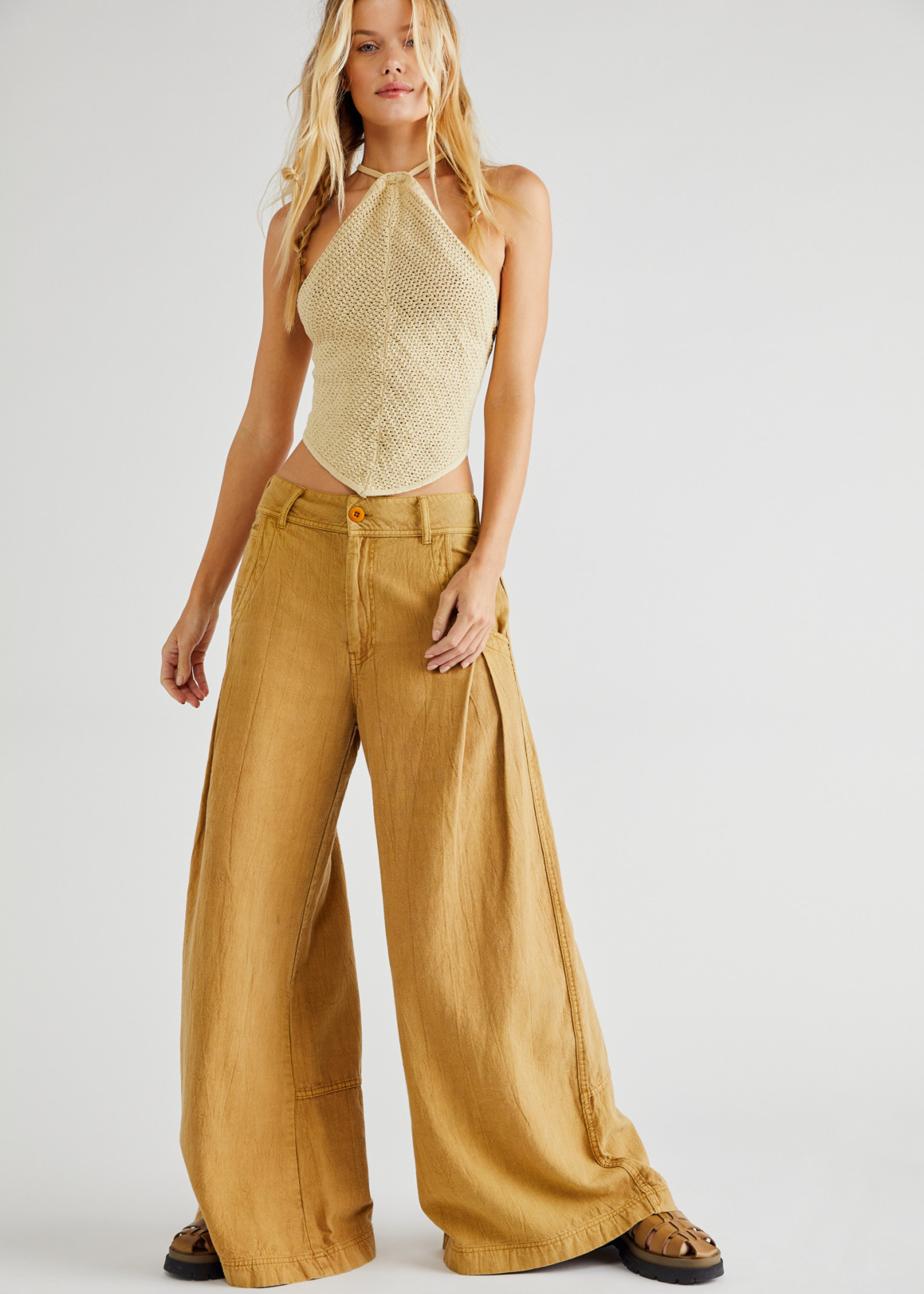 Free People Out of Touch - Extreme Wide-Leg Pants