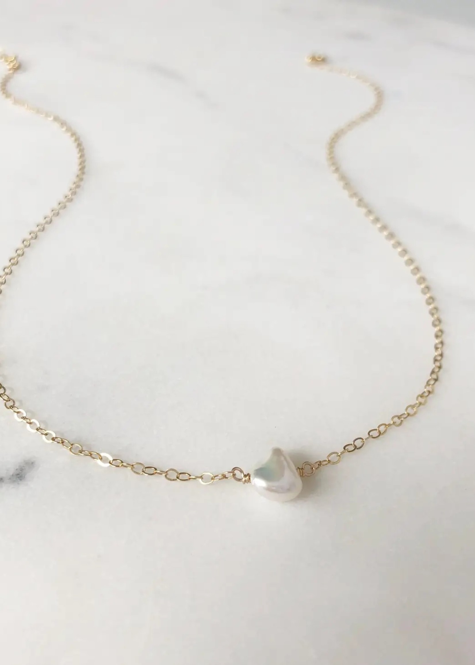 Token Jewelry Freshwater Pearl Necklace