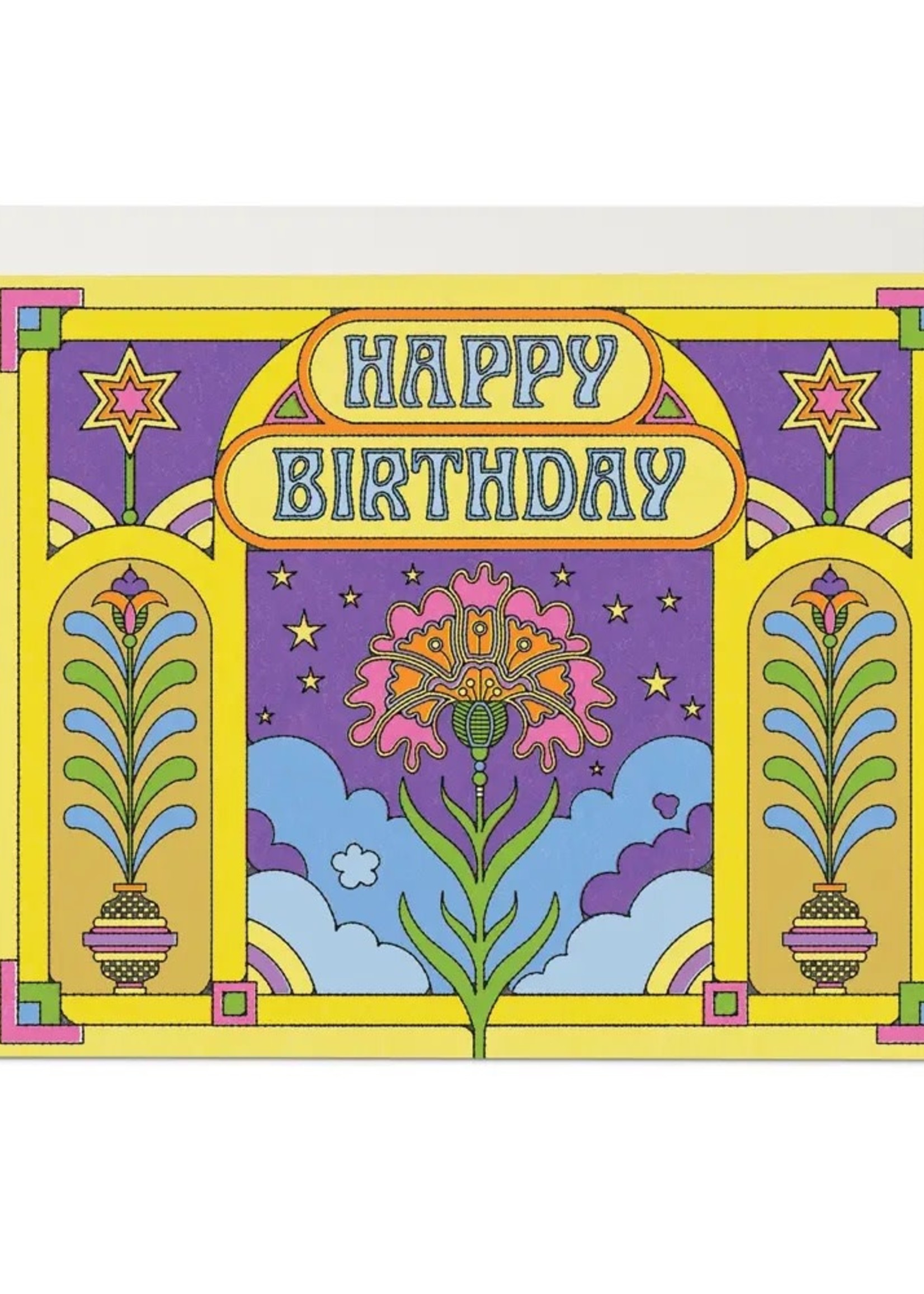 Red Cap Cards Happy Colors Birthday Card