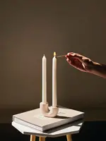 Casa Amarosa Nordic Style U-Shaped Concrete Candle Holder