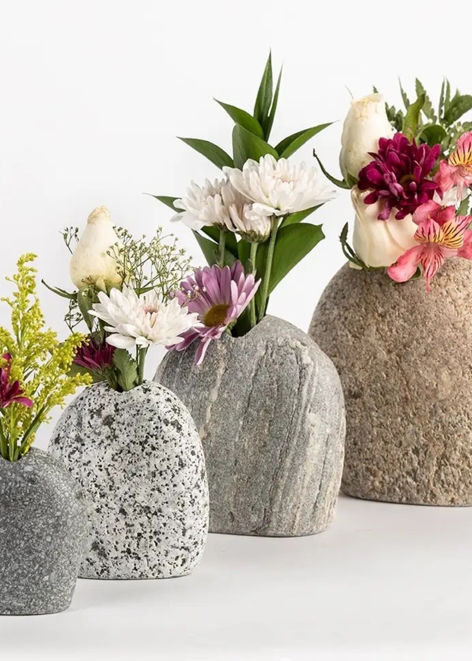Funky Rock Designs Little Stone Vase