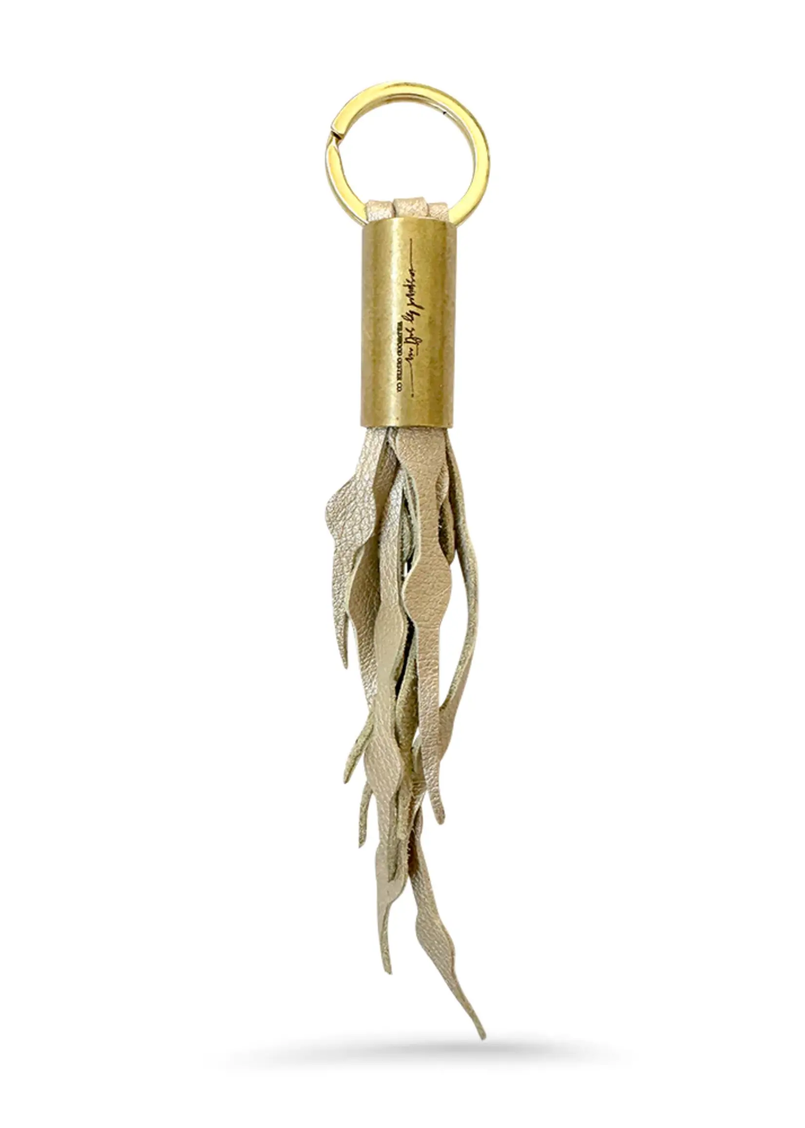 Wildwood Oyster Co. Wildwood Oyster Co. Leather Seaweed Fringe Tassel 1.5”