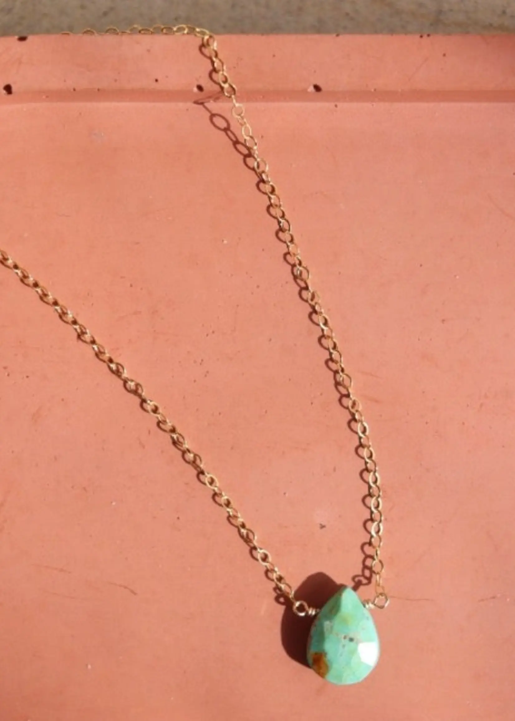 Token Jewelry Turquoise Necklace