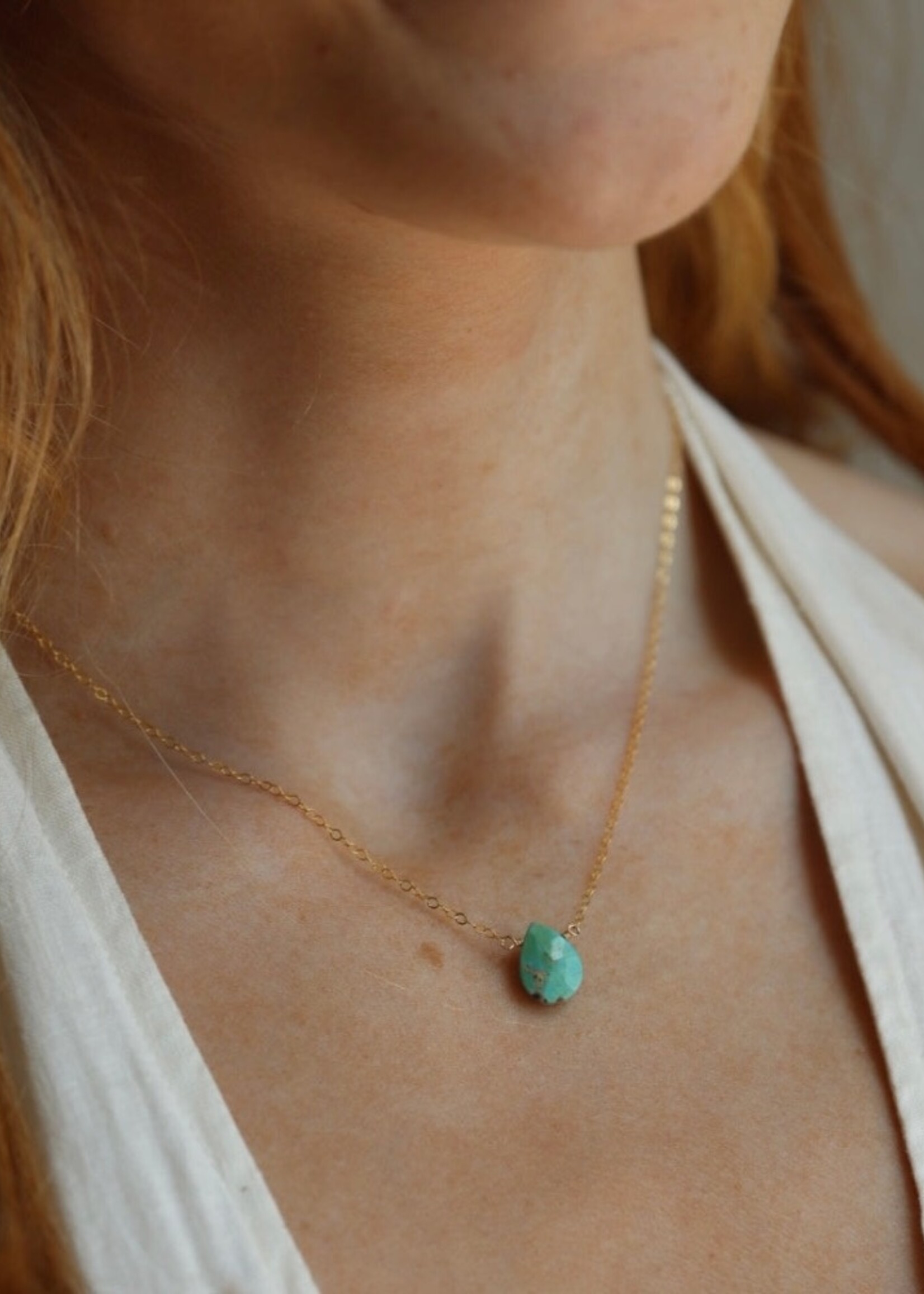 Token Jewelry Turquoise Necklace