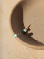Token Jewelry Turquoise Studs