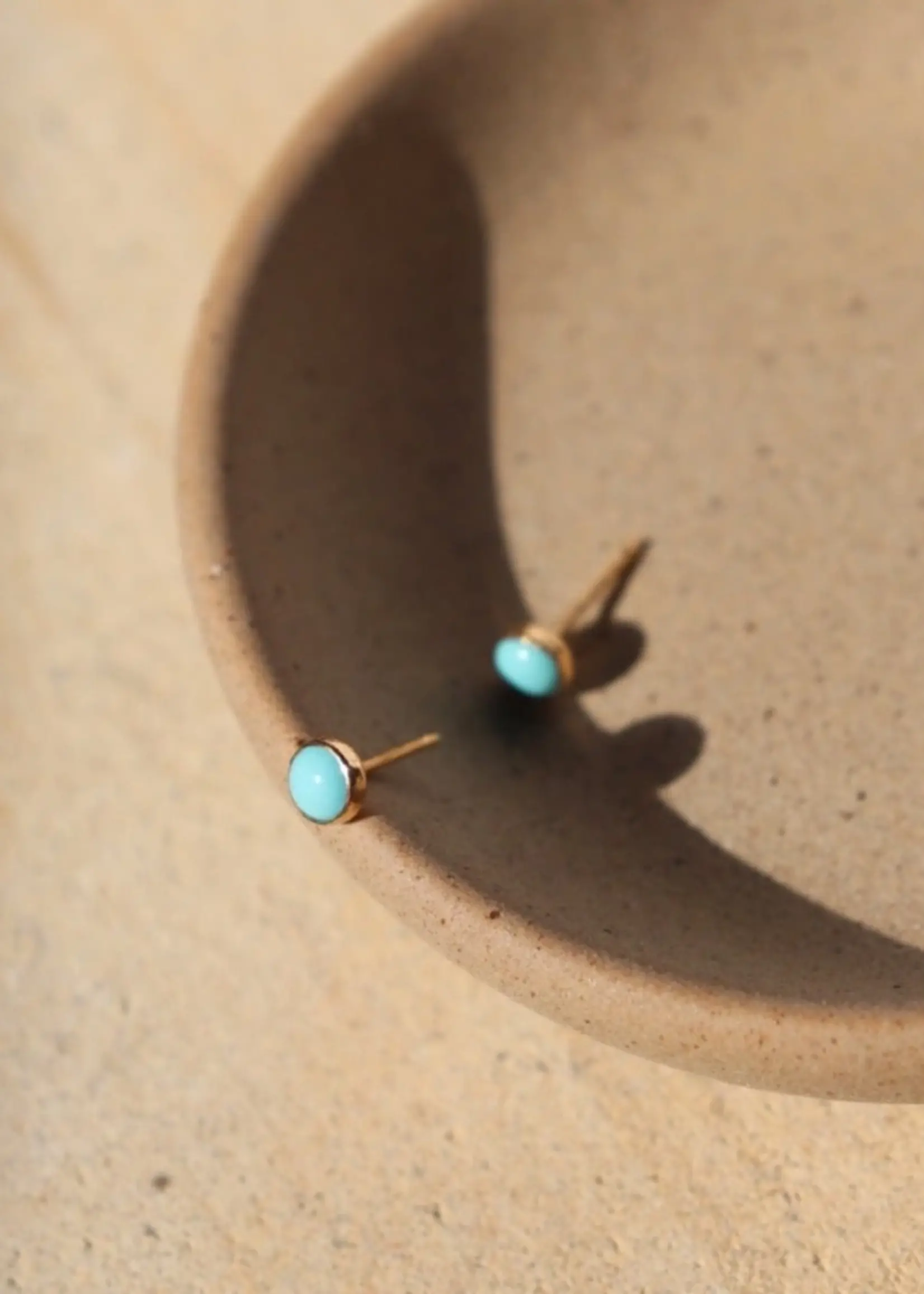 Token Jewelry Turquoise Studs