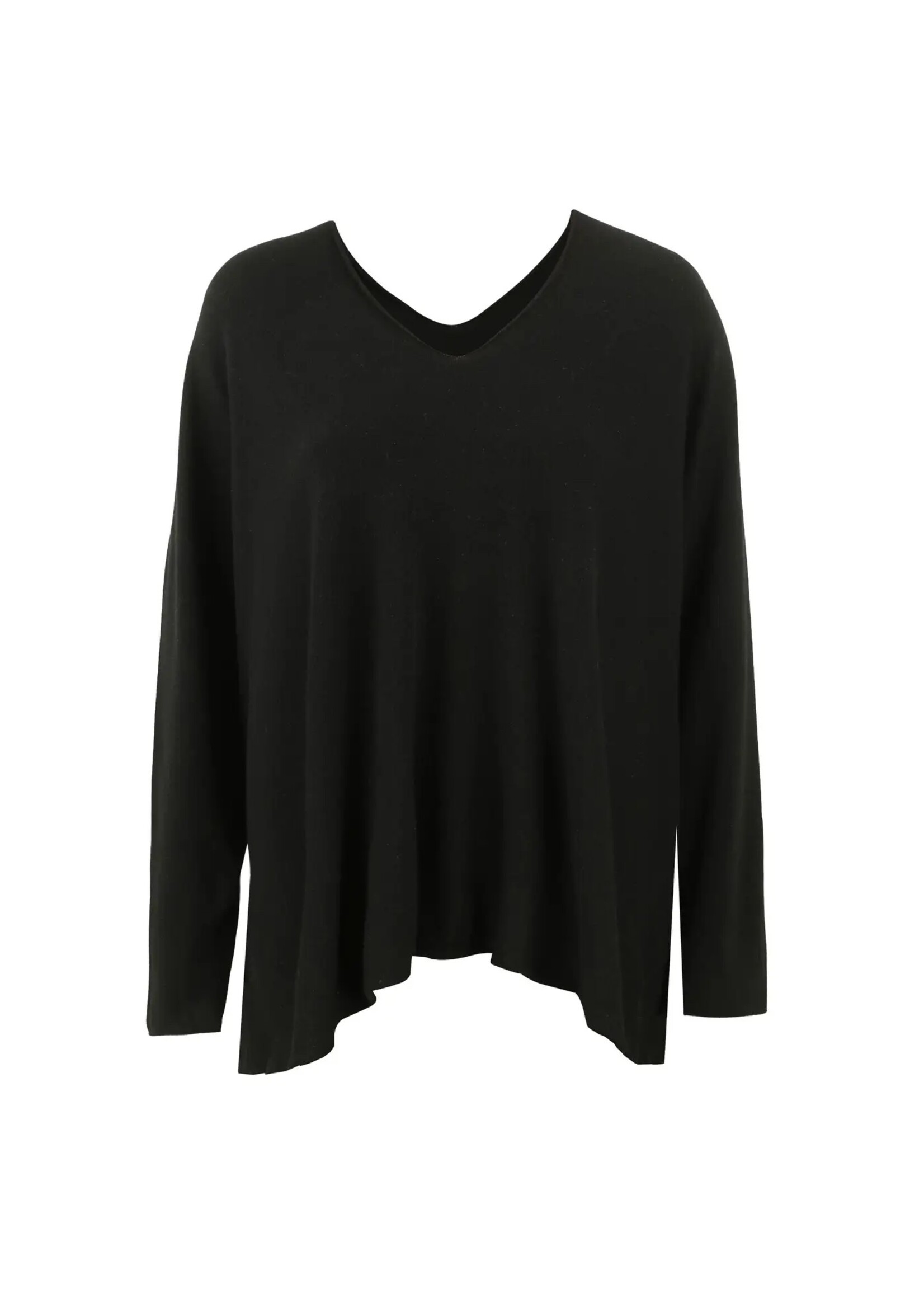 CobbleStone Living Claudia Knit V-Neck Sweater