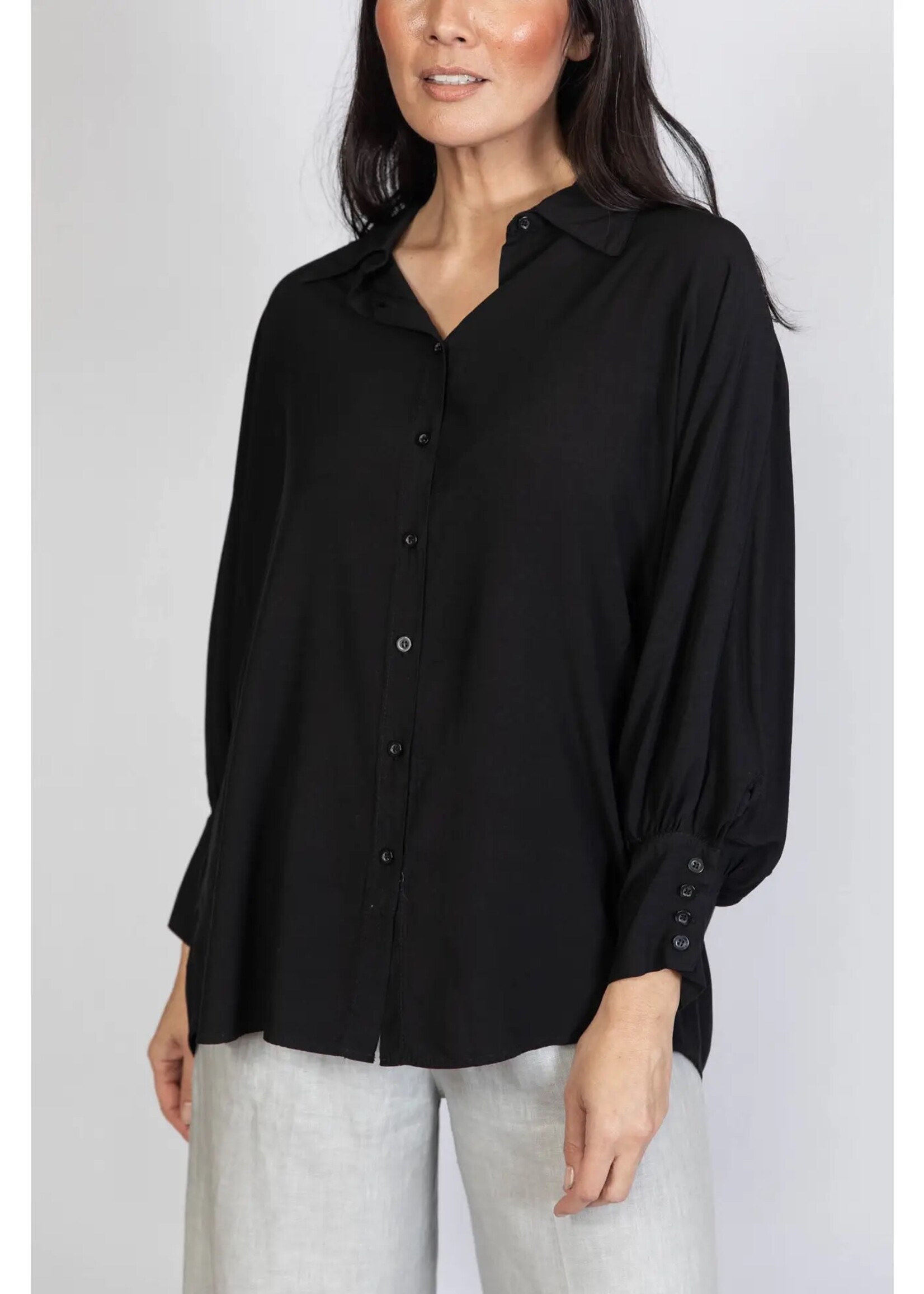 CobbleStone Living Remi Collared Button-Up Shirt