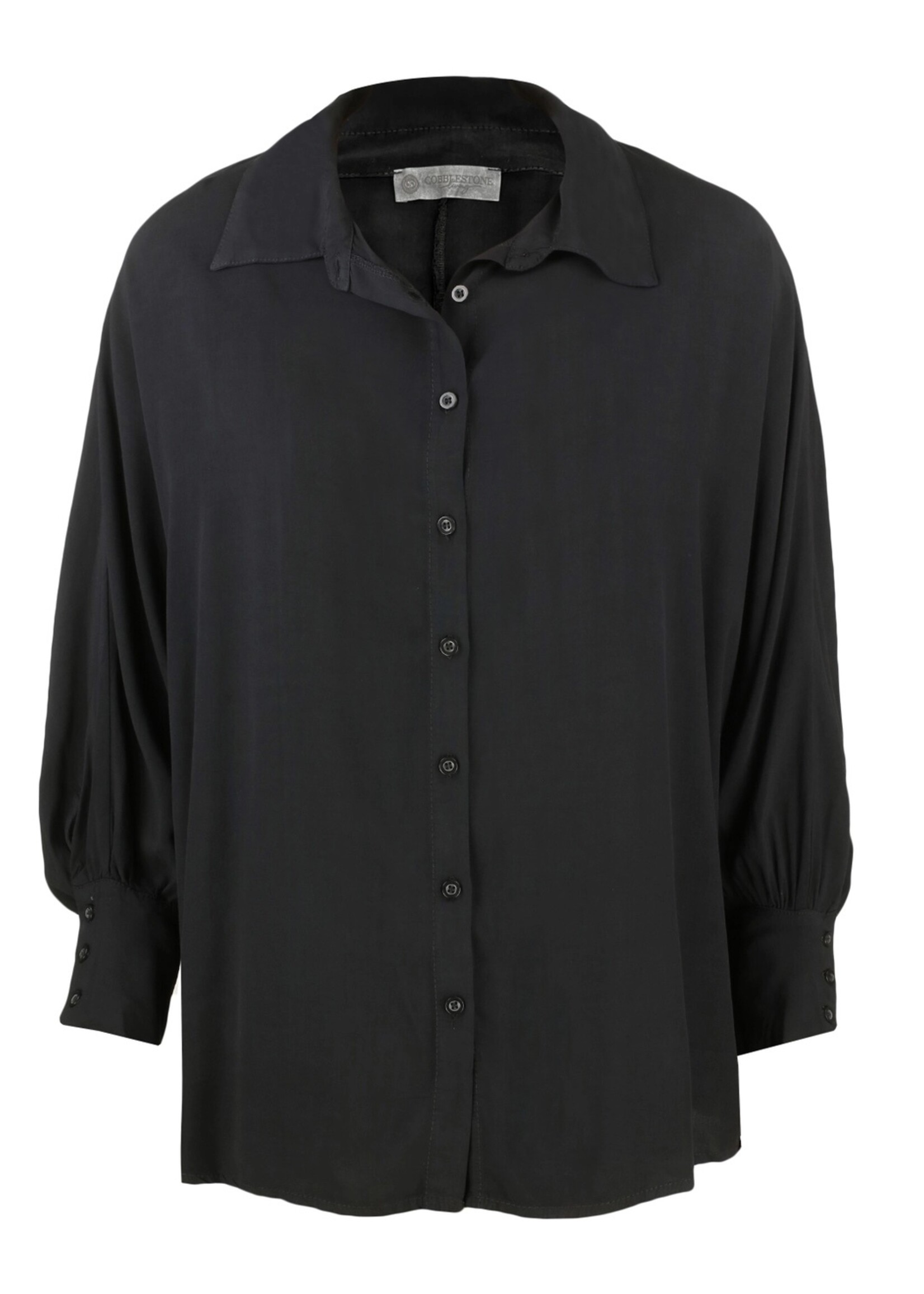 CobbleStone Living Remi Collared Button-Up Shirt