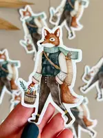 Fox & Fables Foraging Fox Sticker